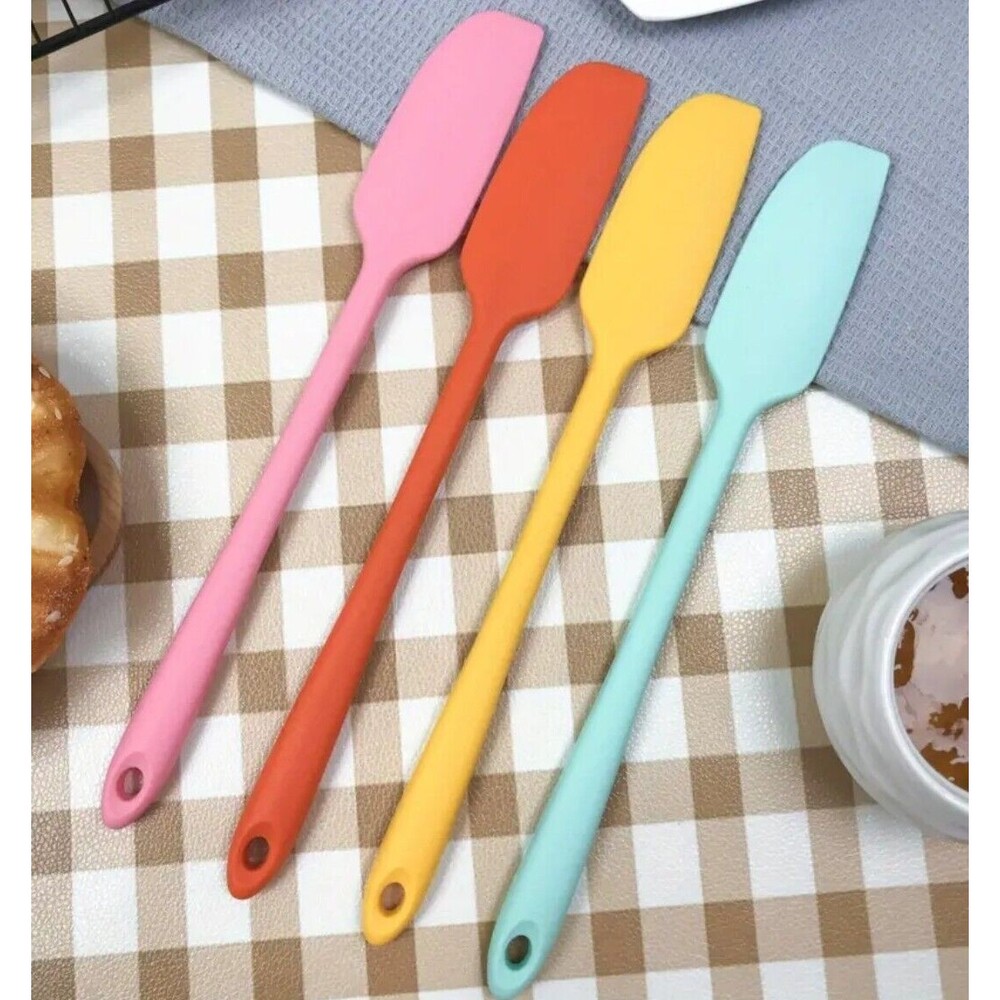 3pcs RED Silicone Spatula  - Food Grade, High-Temperature Resistant Scra…